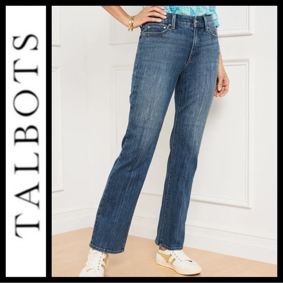 Talbots Denim - Talbots Petite Flawless High-Waist Barely Boot Jean